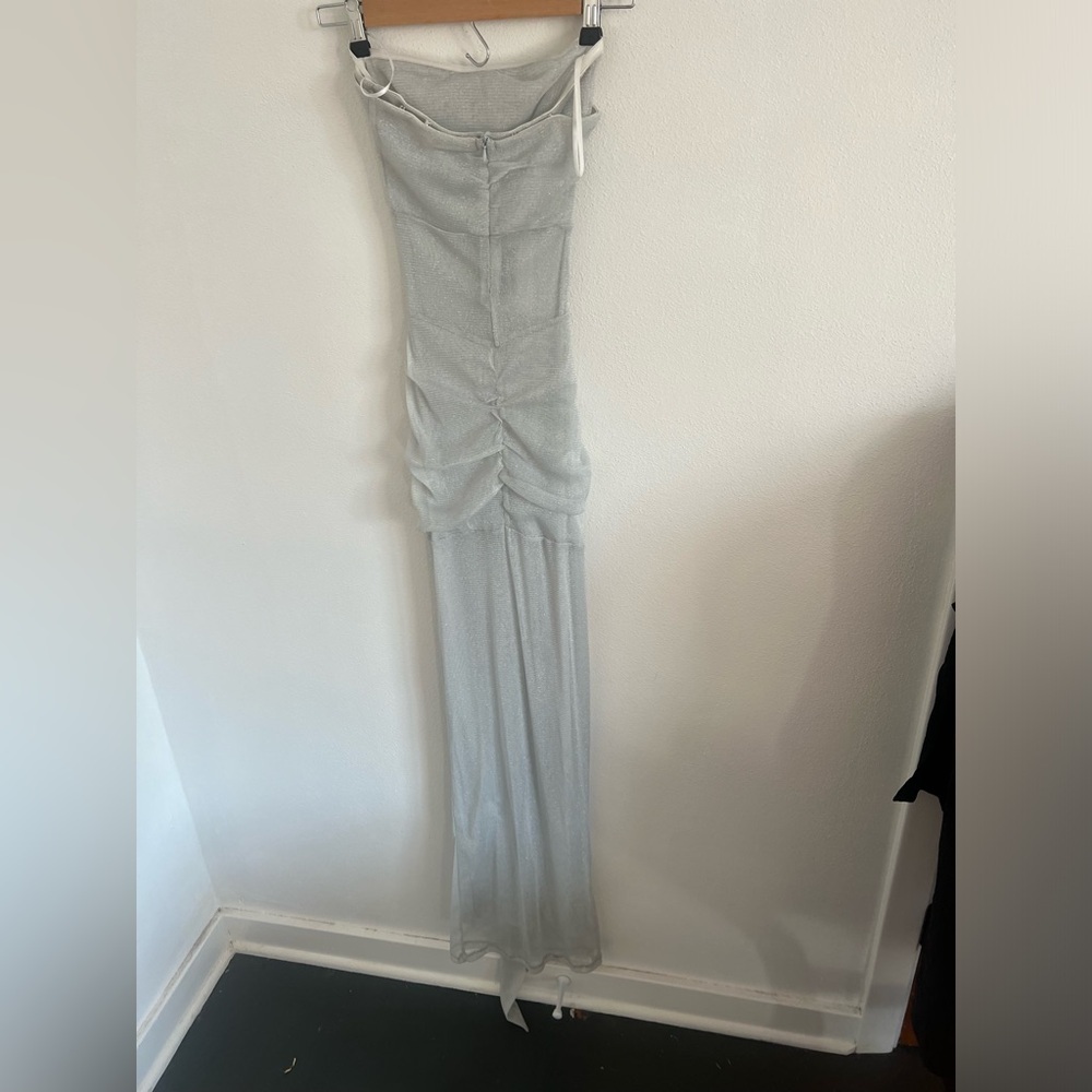 Nwt Khanums Kesca Dress In Silver, Size Xs — image 4 of 8
